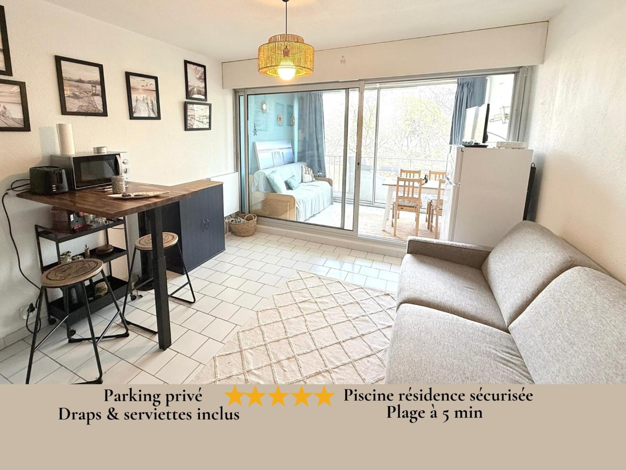 Appart Grande Motte Quartier Couchant - Parking - Balcon- Piscine - Plage 300M Ла-Гранд-Мот Экстерьер фото